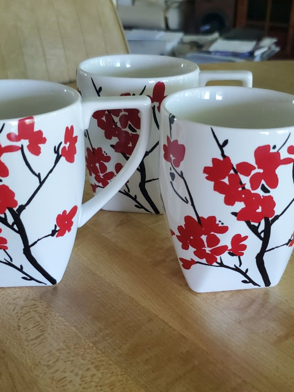 Lot 3 Coventry Makayla (Soft Square) 4" Coffee Mugs
